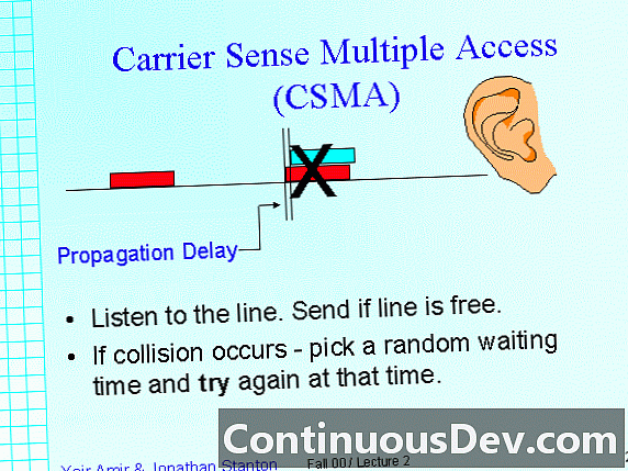 캐리어 감지 다중 액세스 (CSMA)