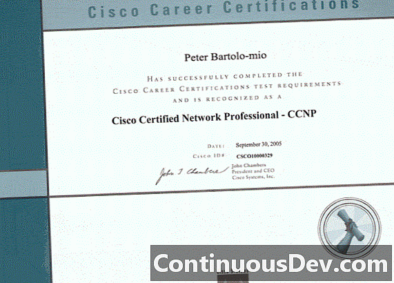 Cisco sertificēts drošības profesionālis (CCSP)