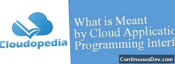 클라우드 애플리케이션 프로그래밍 인터페이스 (Cloud API)