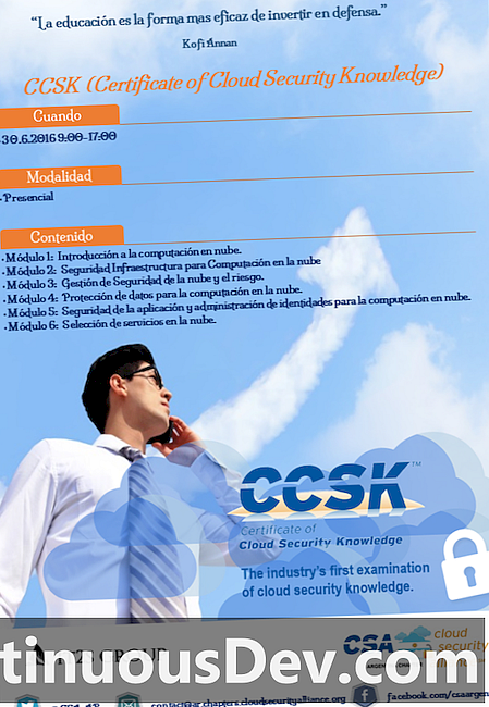 Certificado CSA de conhecimento de segurança em nuvem (CCSK)
