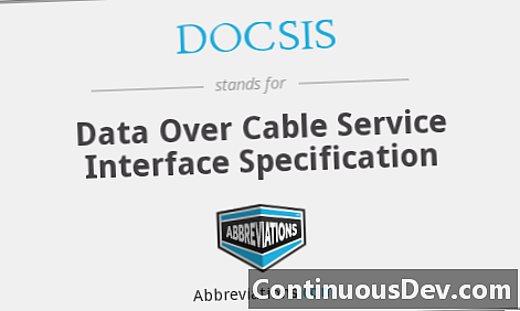 Data Over Cable Service Interface Specificatie (DOCSIS)