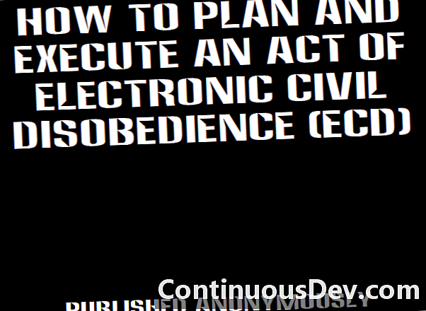Elektronische burgerlijke ongehoorzaamheid (ECD)