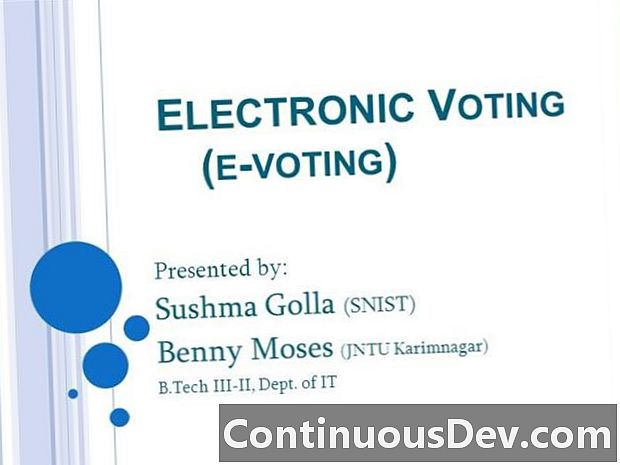 Voting Elektronik (E-Voting)