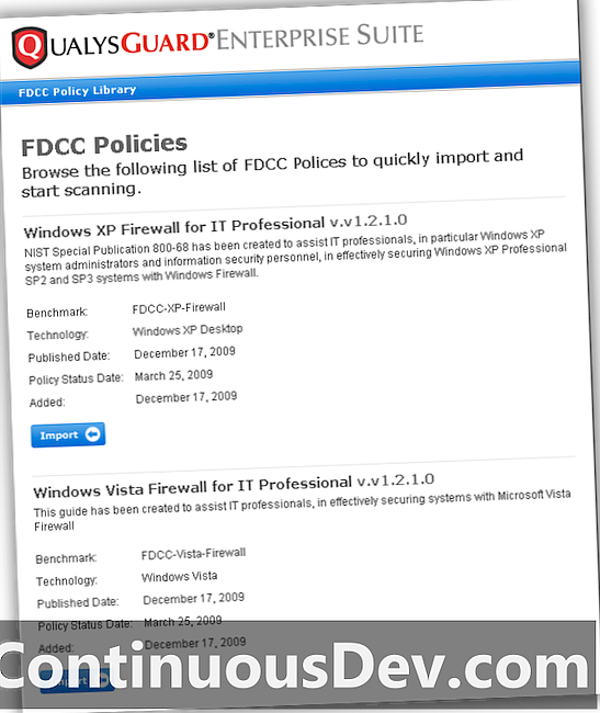 Konfigurasi Inti Desktop Federal (FDCC)