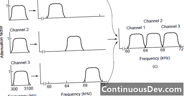 Multiplexing a divisione di frequenza (FDM)