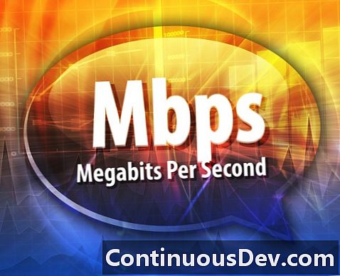 Megabitti sekunnissa (Mbps)
