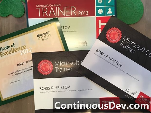 Certyfikowany trener Microsoft (MCT)