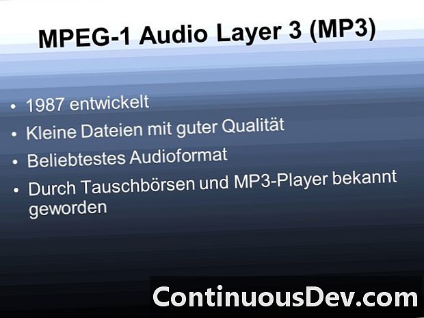 MPEG-1 Audio Layer 3 (MP3)