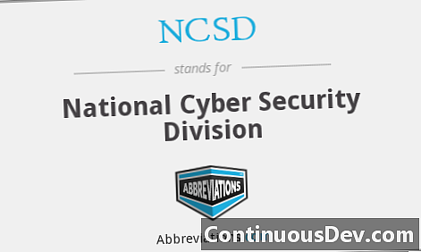 National Cyber ​​Security Division (NCSD)