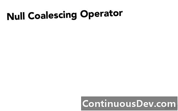 Null-coalescing-operatør
