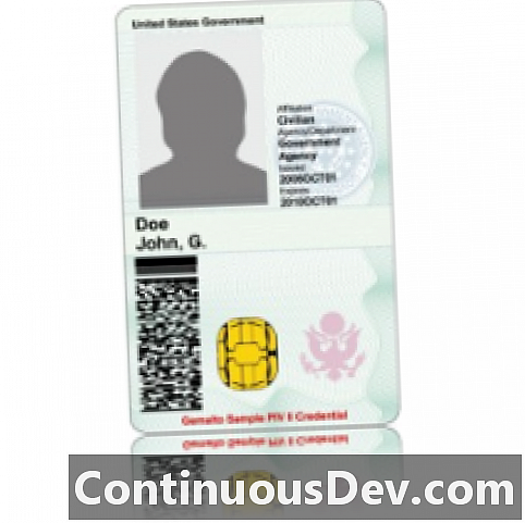 Cartea de verificare a identității personale (cardul PIV)