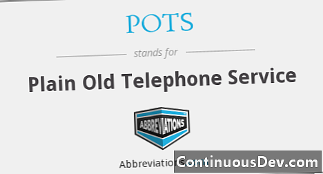 Standaard oude telefoondienst (POTS)