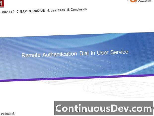 Používateľská služba dial-in dial-in overenia totožnosti (RADIUS)
