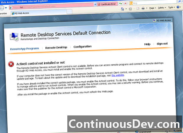 Remote Desktop ActiveX Control