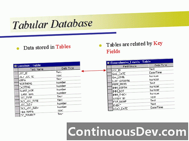 Base de datos tabular