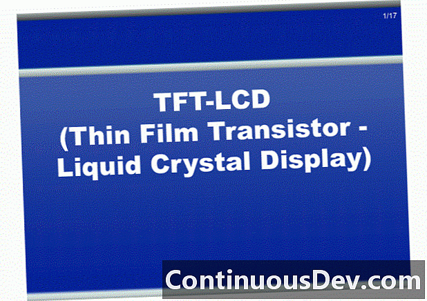 Tankoslojni tranzistorski zaslon s tekočimi kristali (TFT LCD)