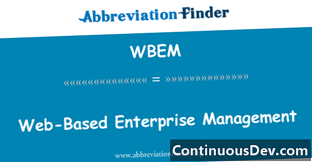 การจัดการองค์กรบนเว็บ (WBEM)
