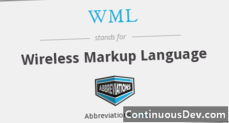 ワイヤレスマークアップ言語（WML）